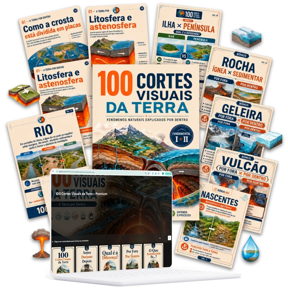 Acesso Premium 100 Cortes Visuais da Terra — todos os bônus inclusos