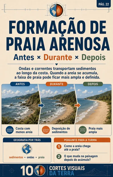 Corte visual da Terra